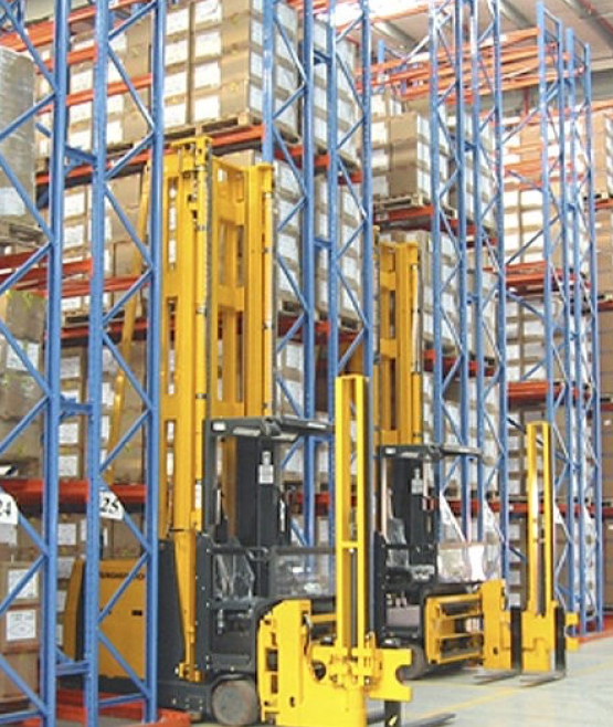 Very Narrow Aisle Racking Real Project